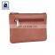 Premium Quality Hot Selling Nickle Fitting Zipper Closure Type Genuine Leather Key Case for Wholesale Purchase