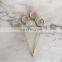 Fruit food serving bamboo picks loop ring fruit cocktail food bamboo sticks