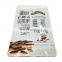 Custom print waterproof plastic aluminum foil nuts pouch square bottom snacks packaging zipper bag with window