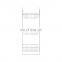 3-tier Bathroom Storage Organizer Shelf Telescopic Freestanding rack