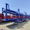 6-seater car transport semi-trailer Transporting semi-trailers by towing trailers