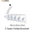 Dental Chair Spare Parts Plastic Grey Big Handpiece Holder 5 seats signle for dental unit accessories tools parts
