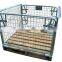 foldable storage rigid metal weld wire cage pallet