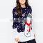 Christmas women snow knit design sweater Jumper