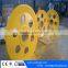 Cable pulley wheels steel pulley wheel block