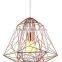 Vintage Cage Pendant Light,Modern Wrought Iron Chandelier,High Quality Cage Shade Hanging Lamp