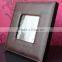 4''x4' faux leather photo frame customized design art picture frame brown