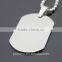 Wholesale Cool Military Army Style Stainless Steel Polished Dog Tag Charm Pendant