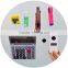 100% Nylon reusable round and square shape hook and loop tape back with gule