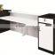 Highlights black and white furniture reception desk