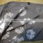 personalized flower scarf 100%cotton voile flower scarf hot sell