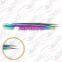 gradual change color tube eyelash tweezers