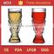 Hot selling cooling world cup trophy beer glass