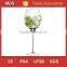 Hand Blown Tall Cheap Wine Shaped Glass Vase