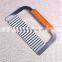 Update International New 7" Wide Commercial Crinkle, Garnish, Potato Vegetable Cutter Cutting Tool, Stainless Steel
