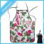 various flora design printed kitchen apron