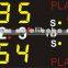 waterproof display cabinet/ gym outdoor led display used scoreboard for sale