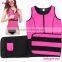 Double Compression Neoprene Body Shaper Vest with Belt