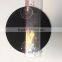 Single side small round 20x magnifying fogless shower mirror