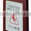 folding wooden caution floor sign stand