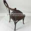 garden wood cross back chair, wedding chair