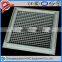 Aluminum egg crate grille ceiling vent filter