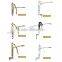 Reticular tool cart high quality tool trolly