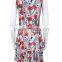 Ladies Grey Knit Elegant Women Casual Dress