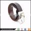 Popular western man jeans belt with Braided lines decoration