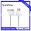 New Micro USB 2.0 sync data charging cord flat woven fabric for S5/6plus