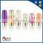 Guangzhou square high quality bright blue cream plastic cosmetic Acrylic Bottle with sprayer for Women