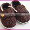 custom wholesale fashionable crochet baby shoes