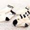 Classic black and white cotton socks children socks