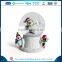 Diameter 6.5cm 8cm 10cm 12cm Glass Snow Globe,Resin Winter Snowman Glass Snow Ball,Polyresin Snowman Glass Snow Globe