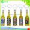 New liquid insert opener custom beer bottle shape bottle opener with magnet Fridge sticker