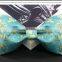fashion bow tie print luxury adjustable wedding Tuxedo Party groom