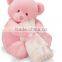 teddy bear baby blanket,baby bear blanket,soft teddy bear with blanket