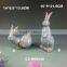 Small animal ceramic easter rabbit figurines wholesale