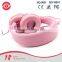 Ultra stylish fashion headphones with padded design, button remote and Microphone children headset