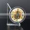 Personalized crystal glass mechanical clock