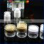 30g/50g empty lotion pump glass bottles with golden spray