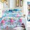 Small broken flower jacquard and printing 40x40s bed linens