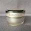 Pearl white acrylic cosmetic jar for face cream