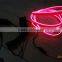 DC12V Flash Car seat lighting decoration"Polar light 2"2.2mm Pink Single welt EL WIRE