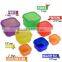 Live Smart Kitchen 7 Piece Portion Control Containers With Guide. 100% Leak Free, Multi-Colored System. Comparable to 21 Day Fix