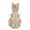 Up-right sit cat cement cat for home outdoor decoration