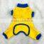 pet santa pajamas,yellow bee pajamas