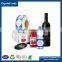High quality Manufacture custom beverage bottle frozen juice bottle label with clear PET