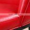 Red Faux leather chair with imitation leather upholstery with wooden frame YA5002