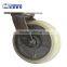 Factory direct sale 6,8,10,12 inches Heavy duty caster, white PU caster wheel